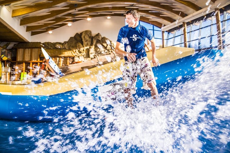 Аквапарк Tatralandia, surfing